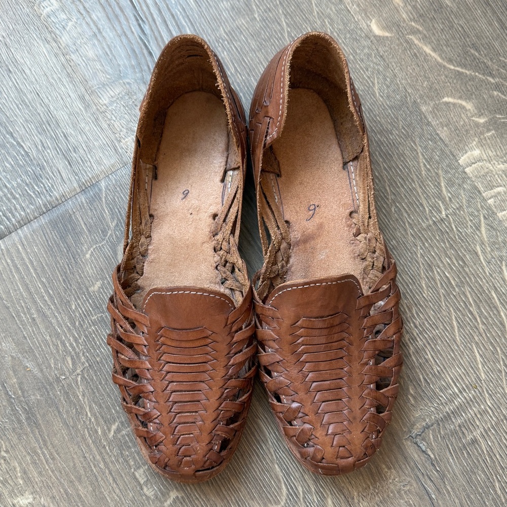 Brown Leather Women's Shoes